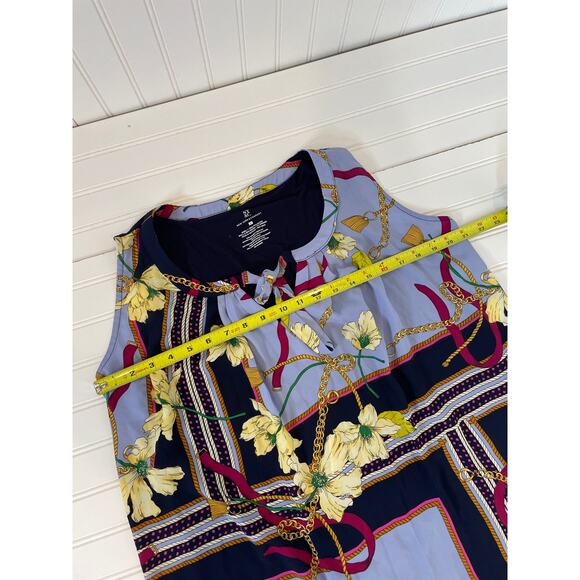 Jones New York & Express Bandana Patchwork Halter & Tank Womens Bundle Size L - Picture 2 of 8